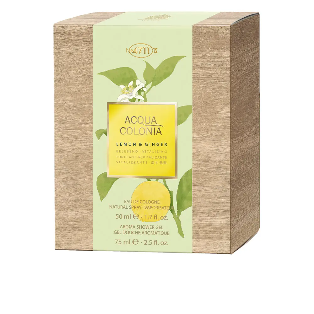 ACQUA COLONIA LEMON & GINGER SET Perfume set (Unisex) 8 4711 acqua cologne lemon ginger set