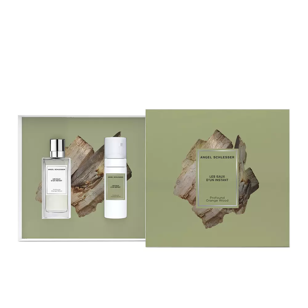 LES EAUX D'UN INSTANT PROFOUND ORANGE WOOD SET Perfume set (Nữ) 8 angel schlesser les eaux dun instant profound orange wood set