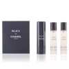 Nước hoa BLEU Refillable + 2 Refills Eau de Toilette (Nam) chính hãng Chanel