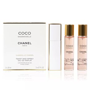 Nước hoa COCO MADEMOISELLE twist and spray 2 Refills Eau de Parfum (Nữ) chính hãng Chanel