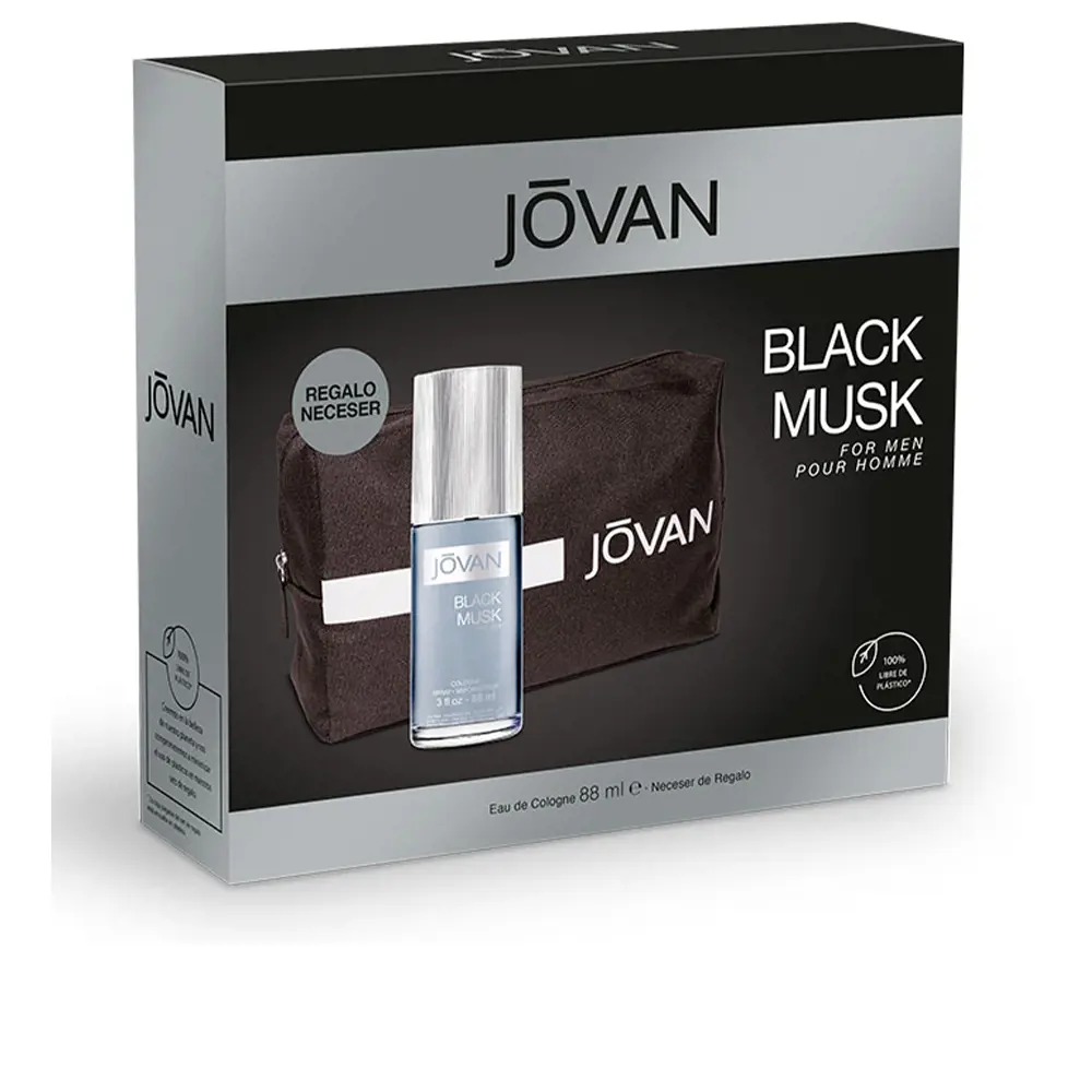 JOVAN BLACK MUSK MEN LOT Eau de Cologne (Nam) 6 jovan jovan black musk men set
