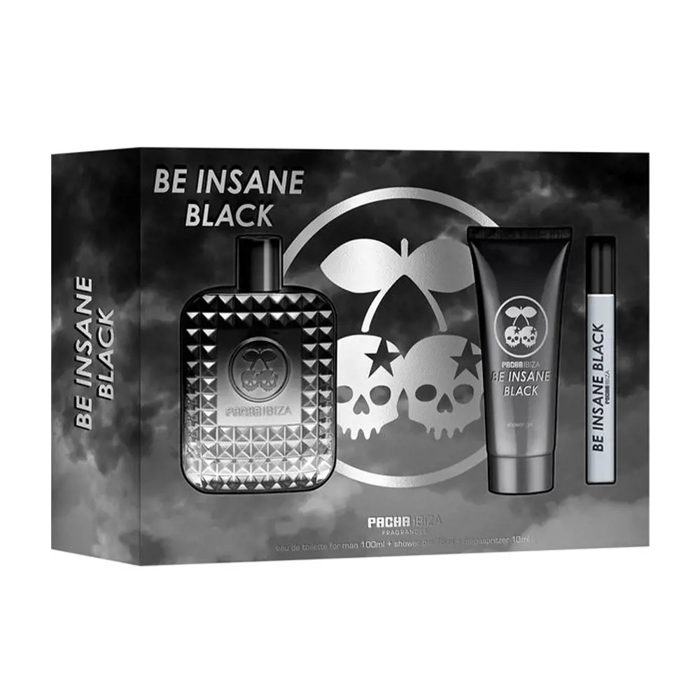 PACHA IBIZA BE INSANE BLACK MEN LOT Eau de Toilette (Nam) 8 pacha pacha ibiza be insane black men set