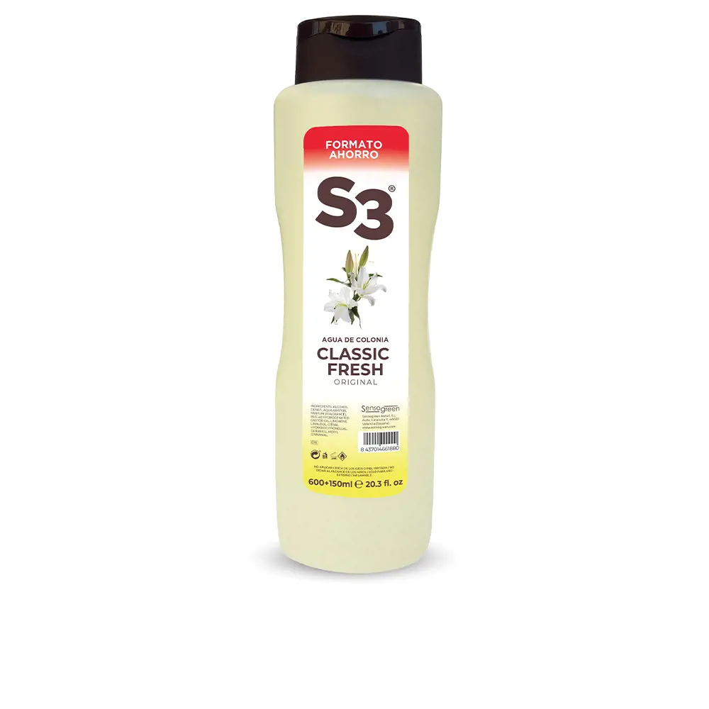 S-3 CLASSIC FRESH Eau de Toilette (Unisex) 6 s3 s3 classic fresh colonia
