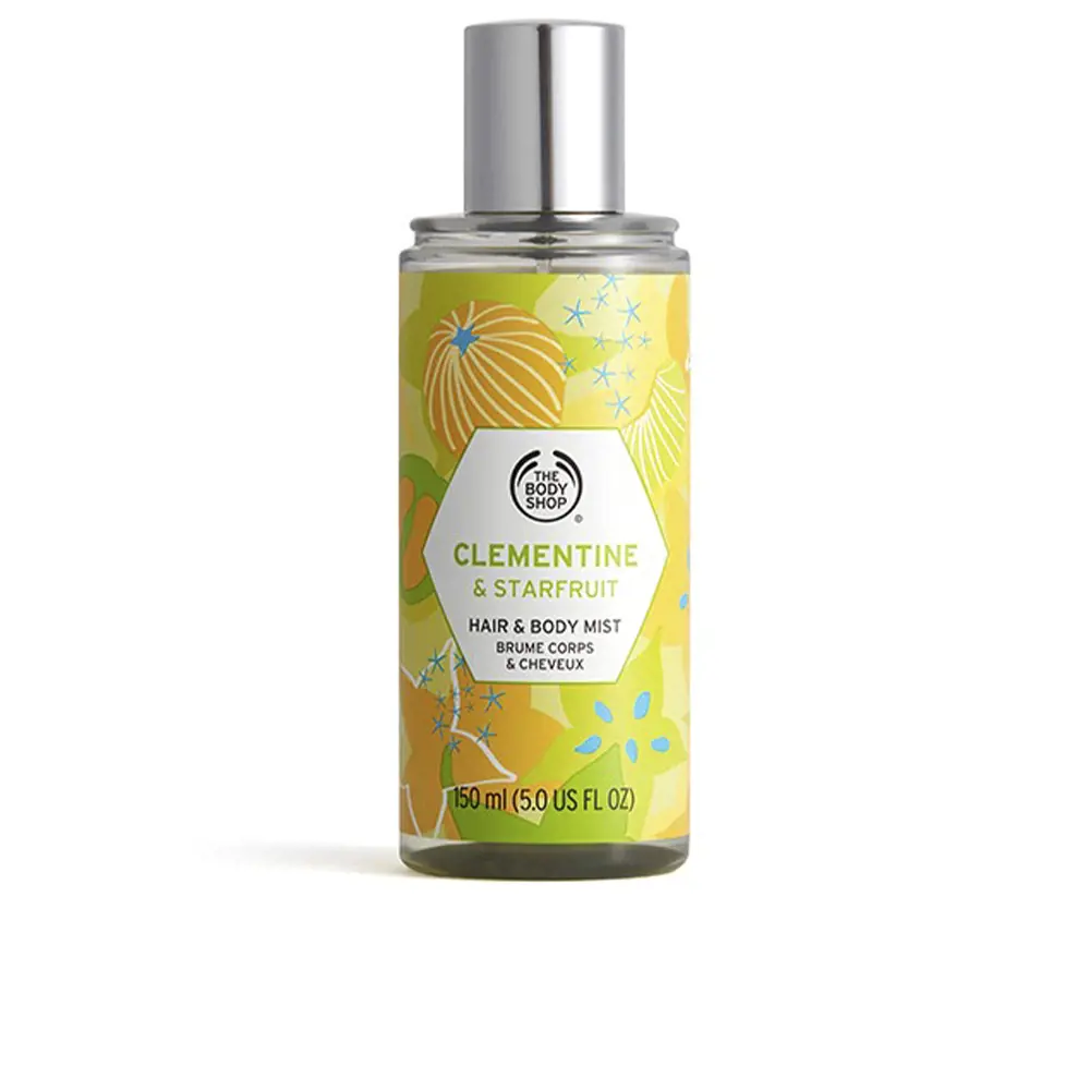 CLEMENTINE & STARFRUIT hair & body mist Hair perfume Body Spray (Nữ) 6 the body shop clementine starfruit hair body mist