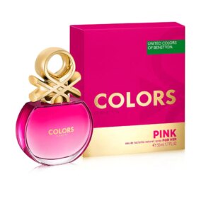 Nước hoa Colors Pink Eau De Toilette Spray 50 ml chính hãng Benetton 8433982015076