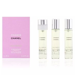 Nước hoa Chance Eau Fraiche Eau De Toilette Twist & Spray 3 Refills 20 ml chính hãng Chanel 3145891361100