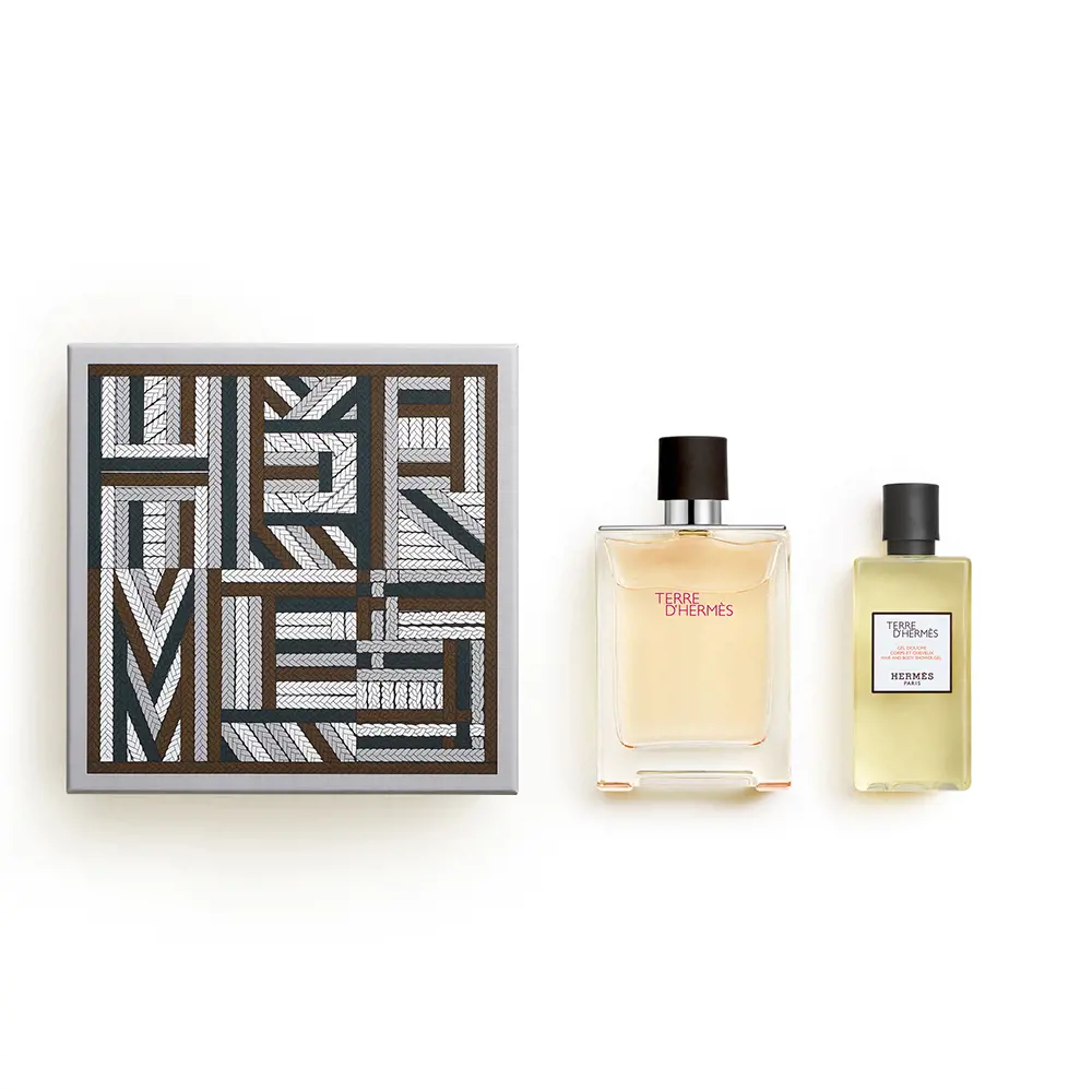 TERRE D'HERMÈS SET Perfume set (Nam) 9 Terre D'Hermès Lote 2 pz chính hãng Hermès 3346130417156
